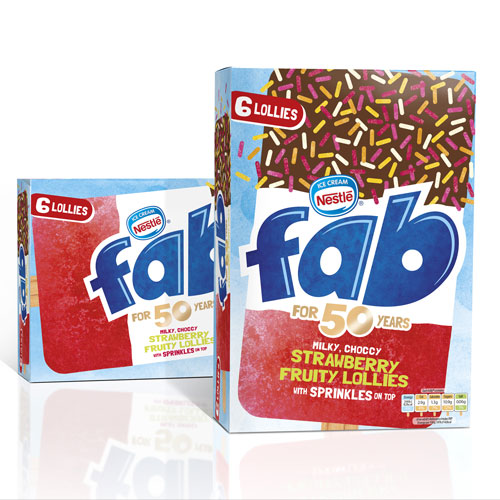 雀巢旗下Fab食品簡(jiǎn)潔視覺(jué)形象設(shè)計(jì)和限量版包裝設(shè)計(jì)